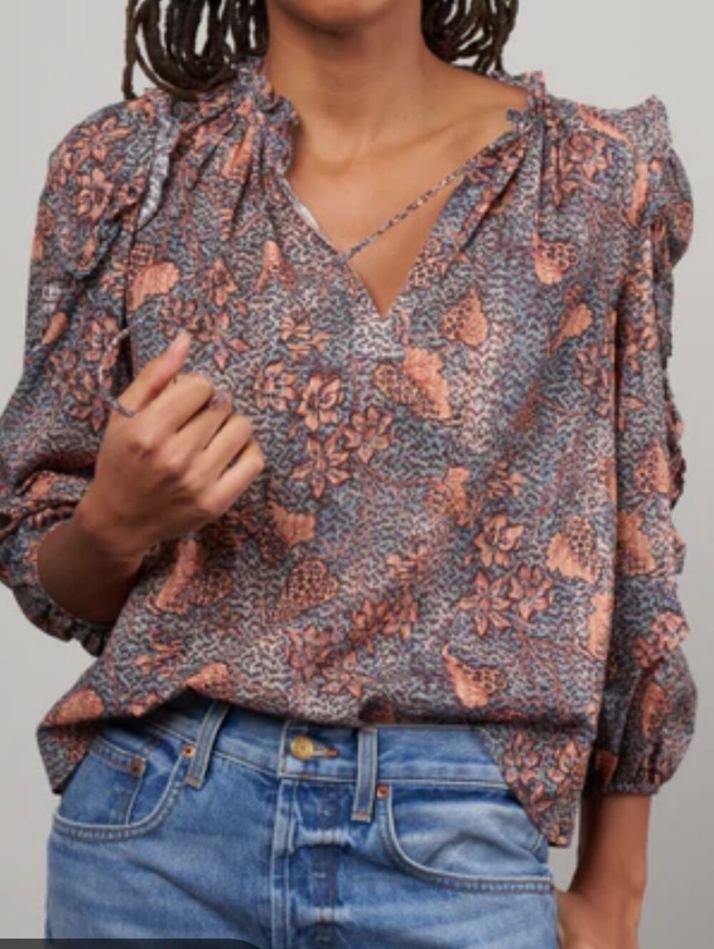 Ulla Johnson Manet Lightweight Boho Blouse